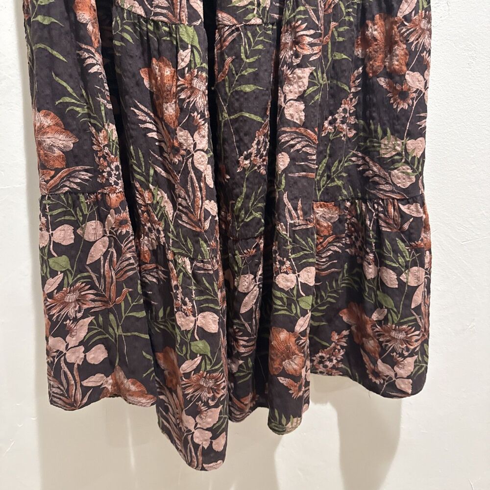 Natural Life Brown Floral Palazzo Pants Women's Size Medium - Picture 7 of 12